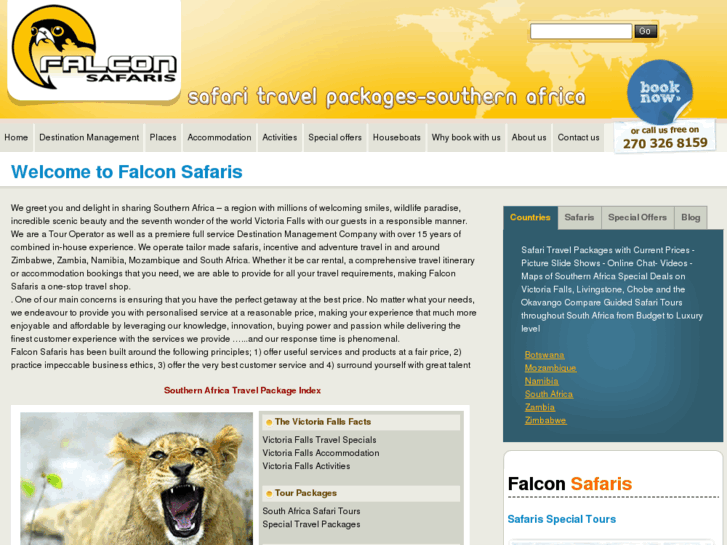 www.falconsafaris.com