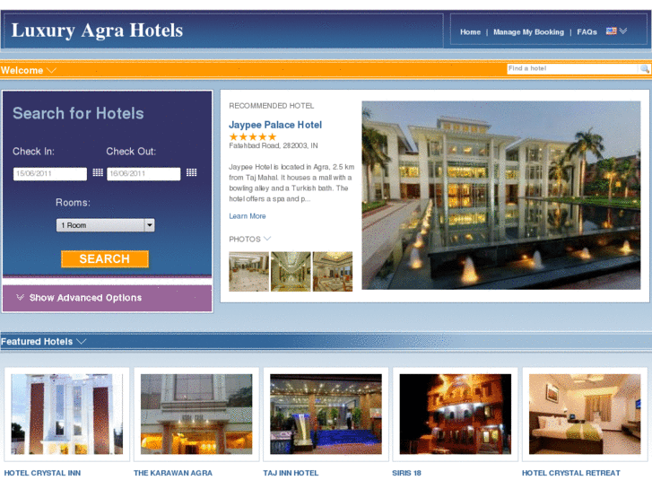 www.luxuryagrahotels.com