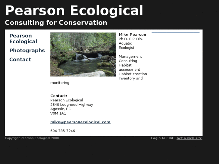 www.pearsonecological.com