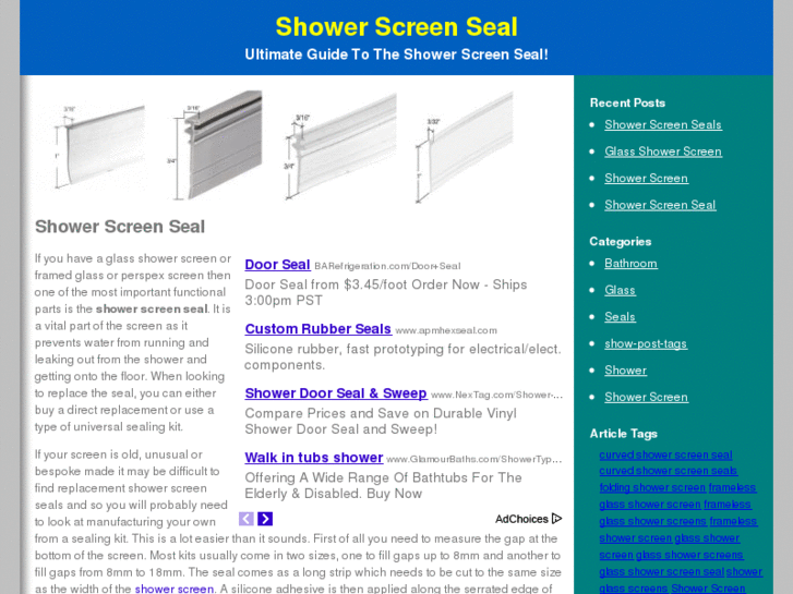 www.showerscreenseal.com