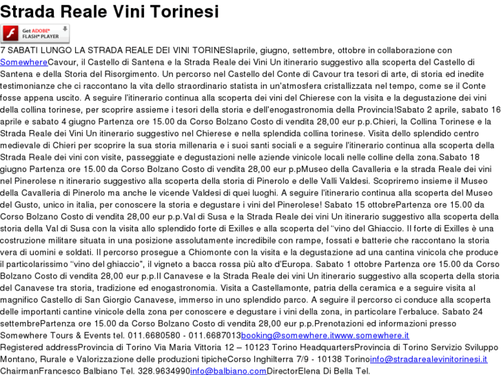 www.stradarealevinitorinesi.it