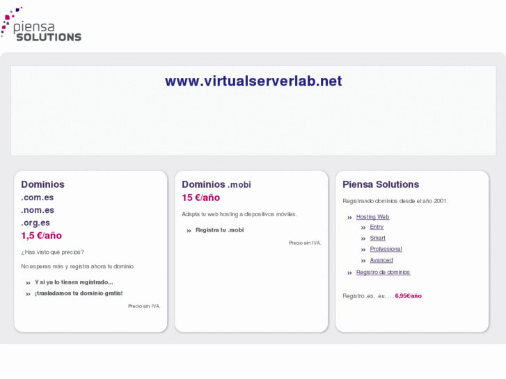 www.virtualserverlab.net