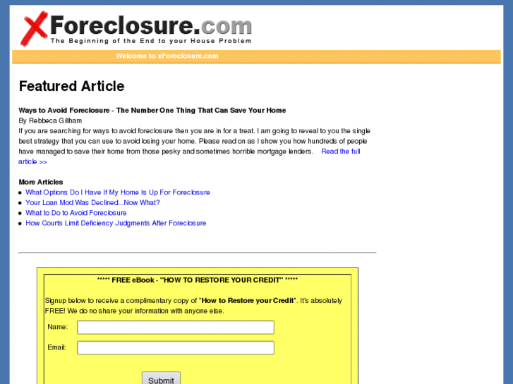 www.xforeclosure.com