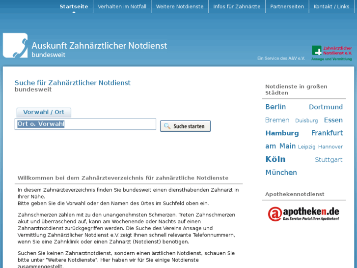 www.zahnarzt-notdienst.de