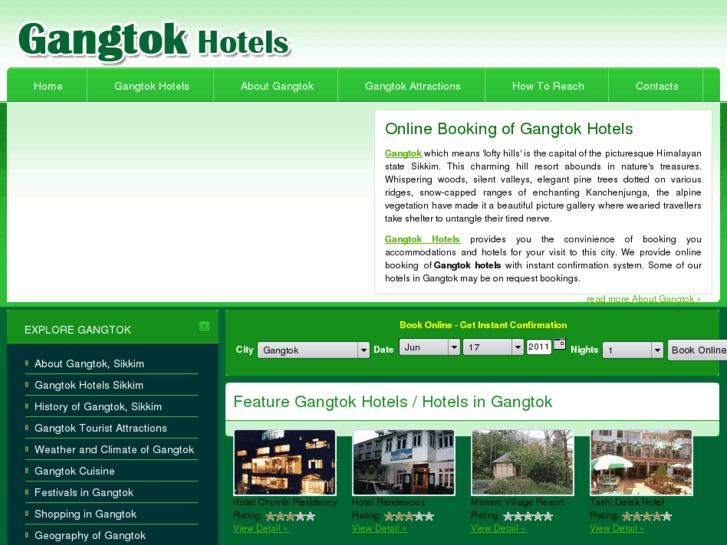 www.gangtokhotels.net