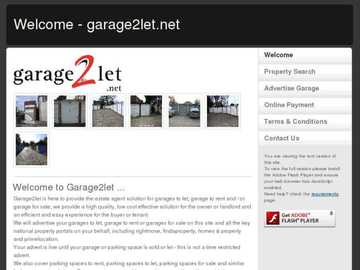 www.garage2let.net