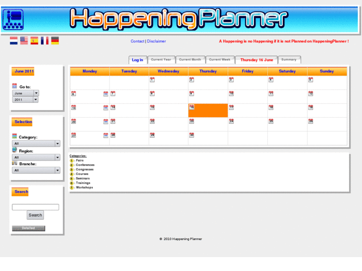 www.happeningplanner.com