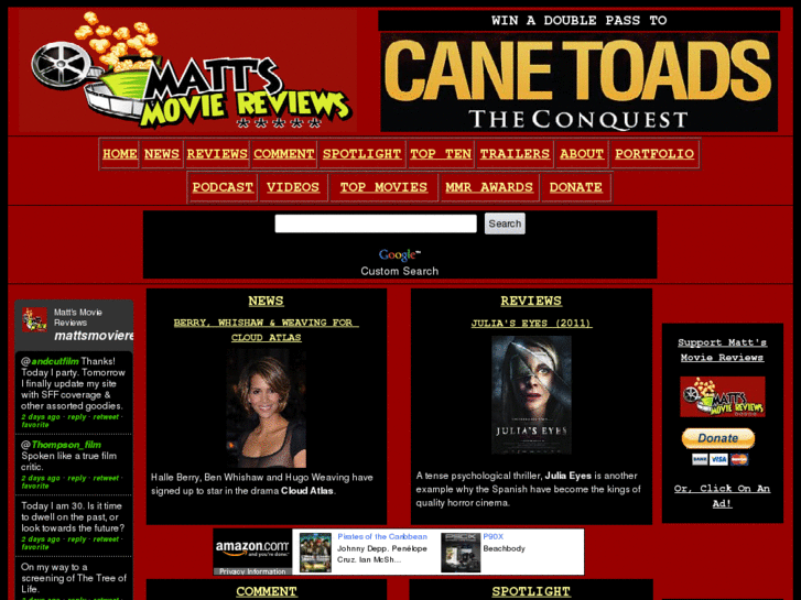 www.mattsmoviereviews.net