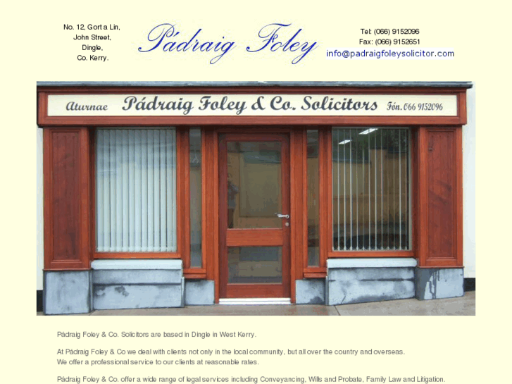 www.padraigfoleysolicitor.com