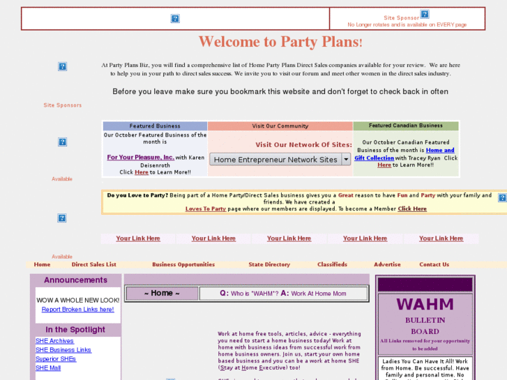 www.partyplans.biz