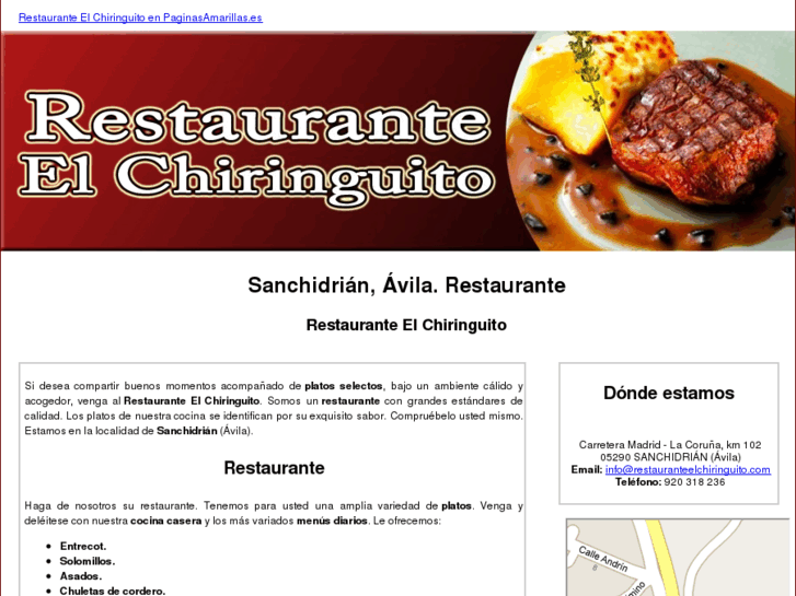 www.restauranteelchiringuito.com