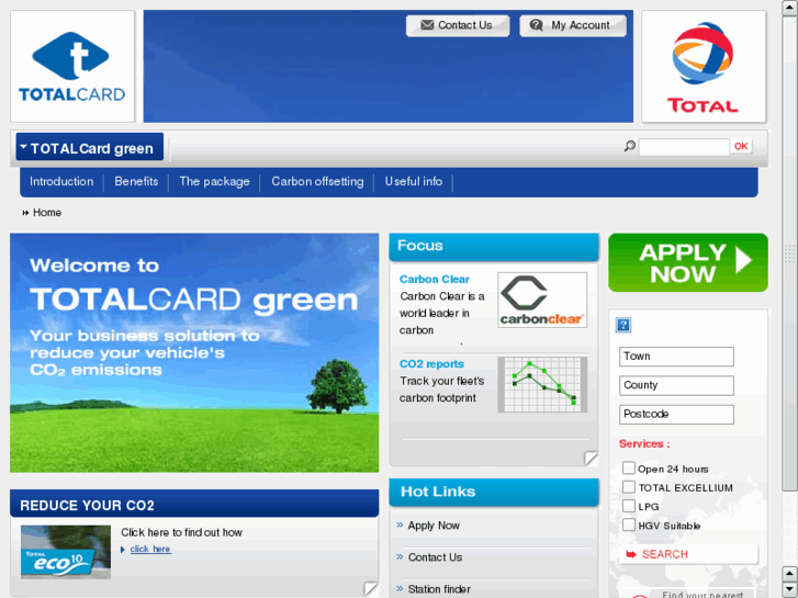 www.totalcardgreen.co.uk