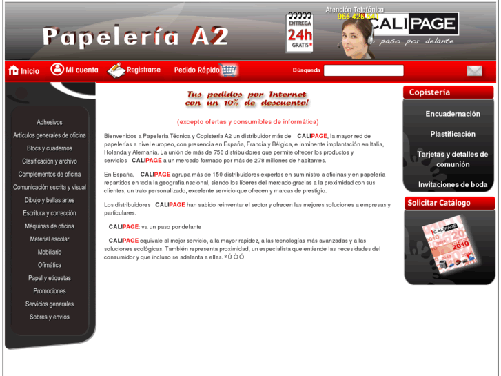 www.a2papeleria-calipage.es