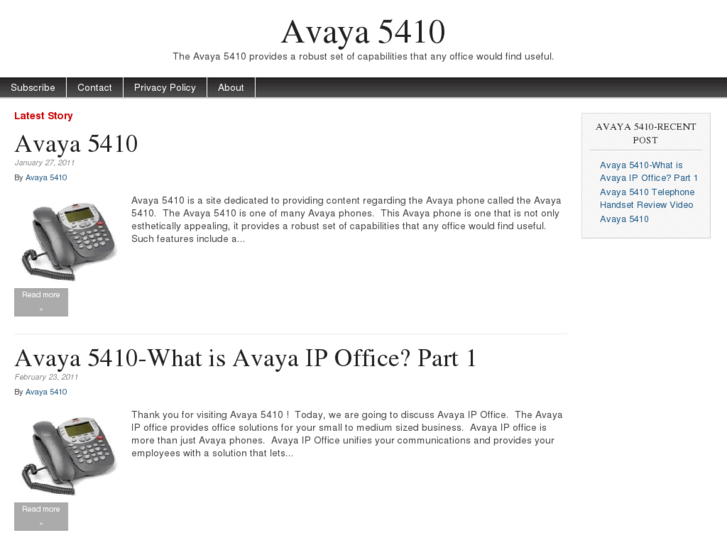 www.avaya5410.com