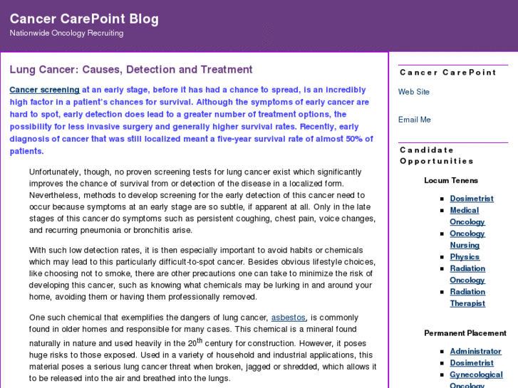 www.cancercarepointblog.com