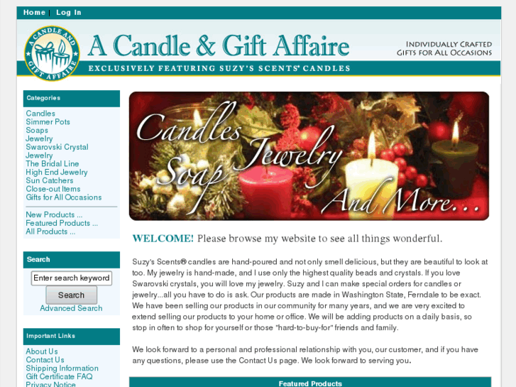 www.candleandgiftaffaire.com