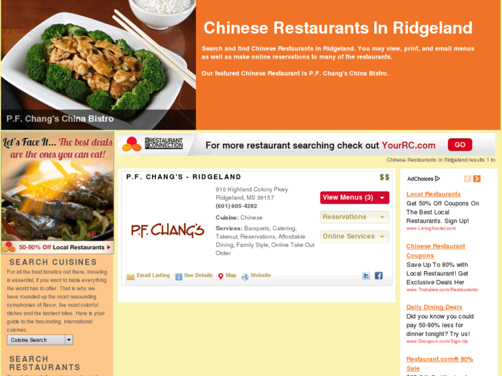 www.chineserestaurantsinridgeland.com