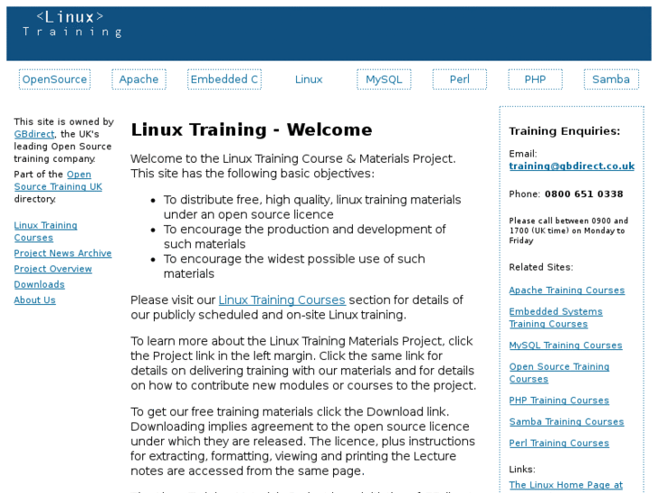 www.linuxtraining.co.uk
