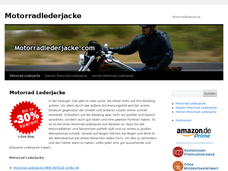 www.motorradlederjacke.com