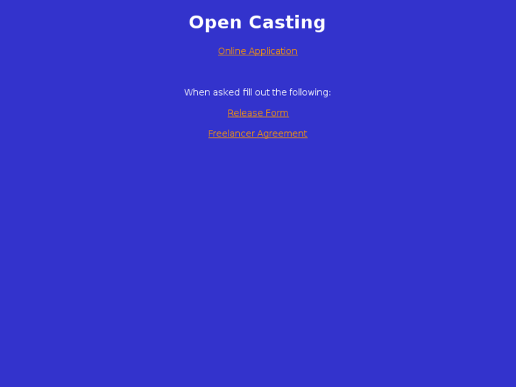www.opencasting.info