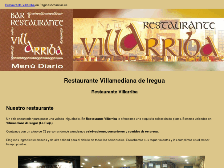www.restaurantevillarriba.com