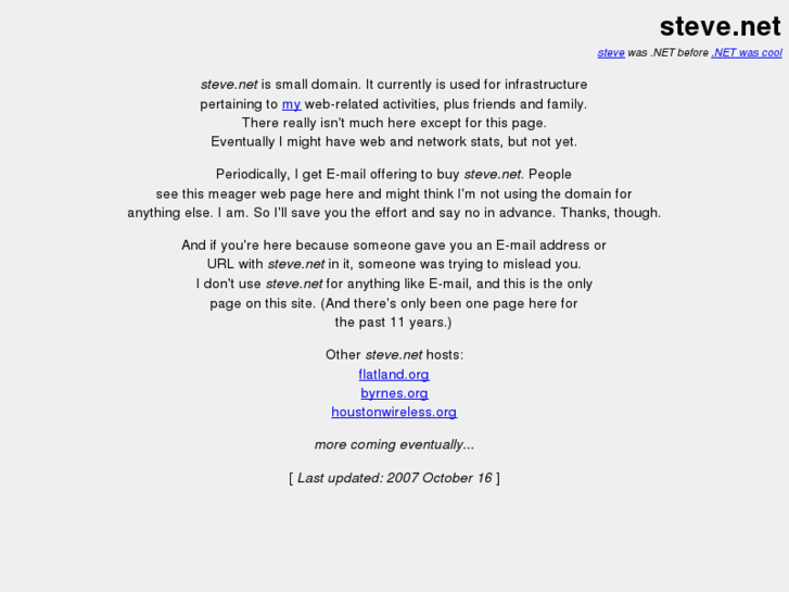 www.steve.net