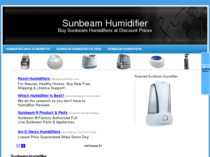 www.sunbeamhumidifier.net