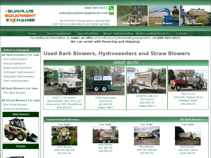 www.usedbarkblowers.com