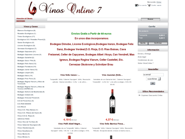 www.vinosonline7.com