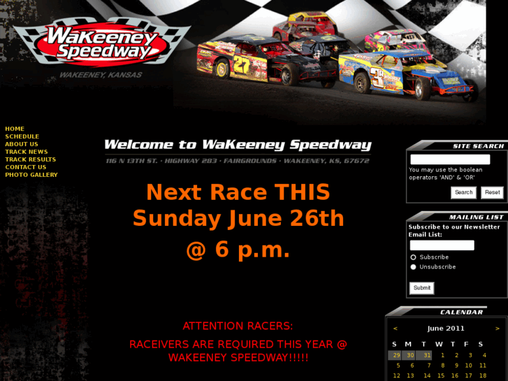 www.wakeeneyspeedway.com