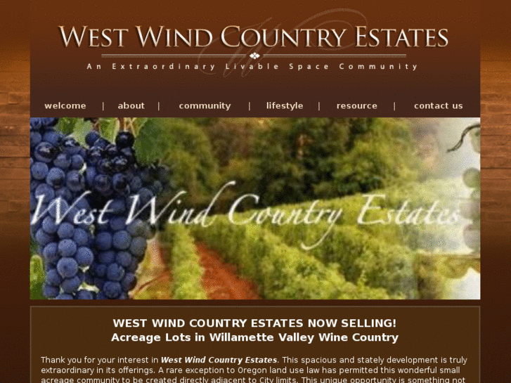 www.westwindcountryestates.net