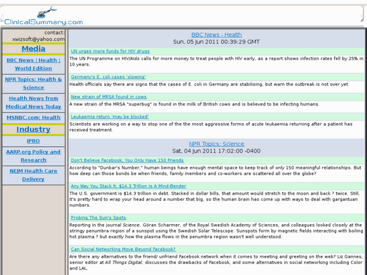 www.clinicalsummary.com