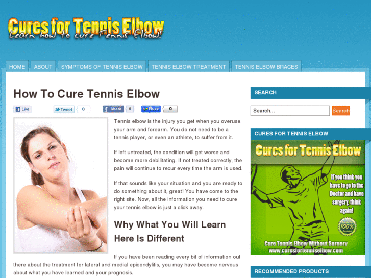 www.curesfortenniselbow.com