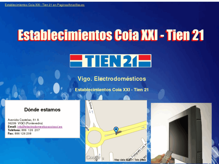 www.electrodomesticoscoiaxxi.es
