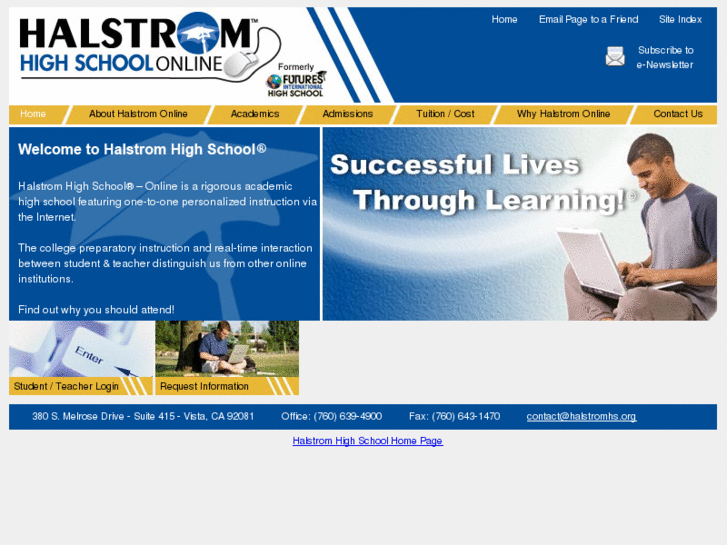 www.halstromhighschoolonline.com