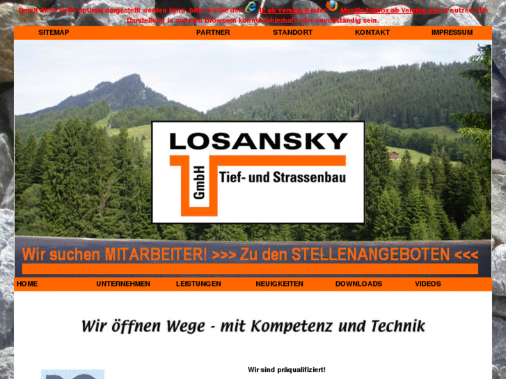 www.losansky-bau.de