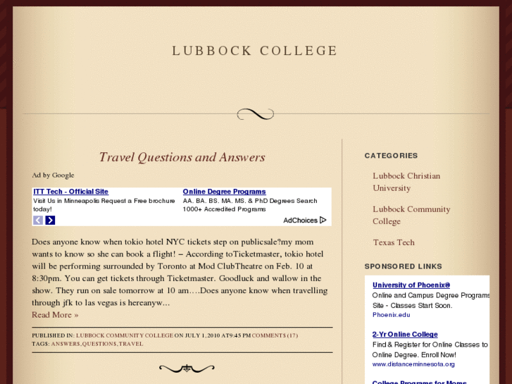 www.lubbockcollege.com