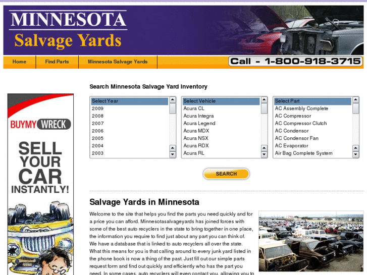 www.minnesotasalvageyards.com