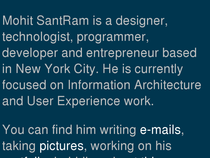 www.mohitsantram.com