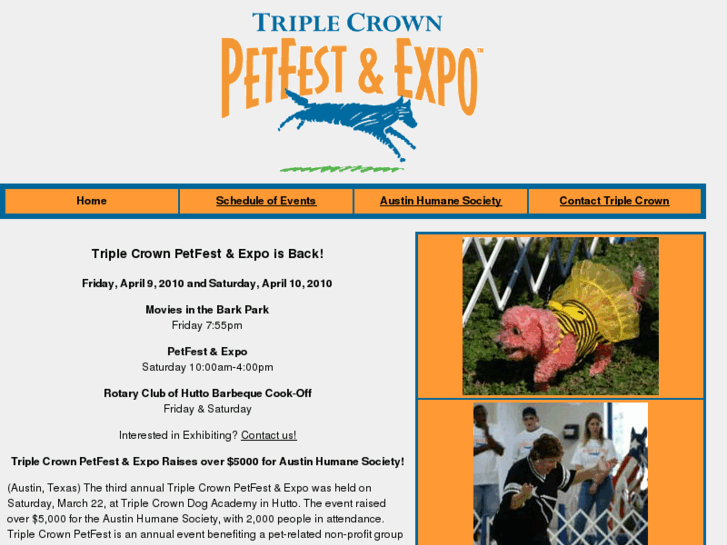 www.triplecrownpetfest.com