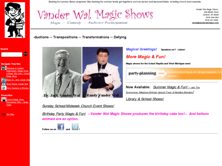 www.vanderwalmagic.com