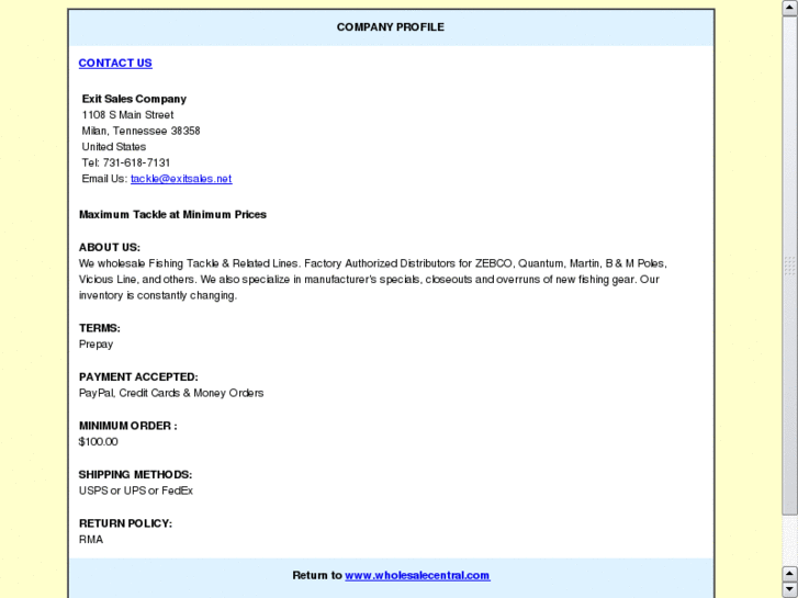 www.exitsales.net