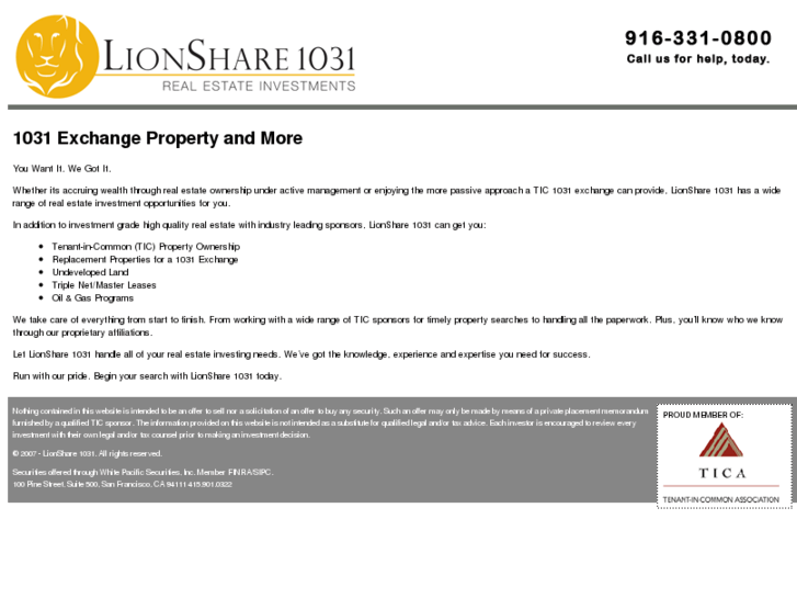 www.lionshare1031.com