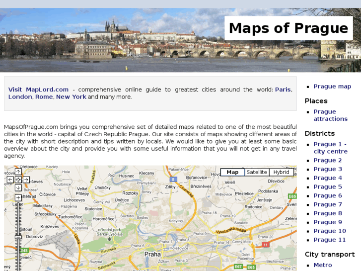 www.mapsofprague.com