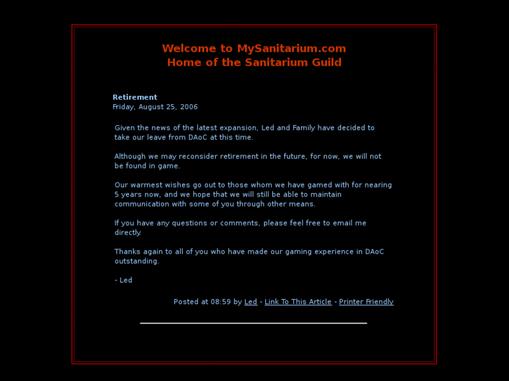 www.mysanitarium.com