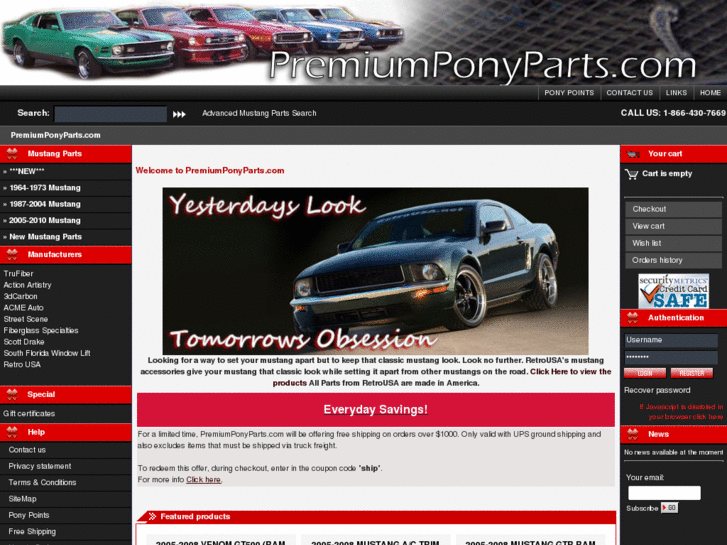 www.premiumponyparts.com