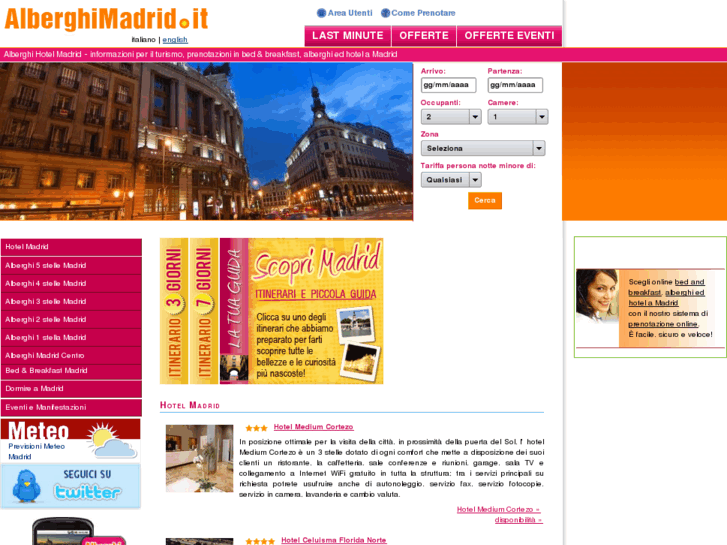 www.alberghimadrid.it