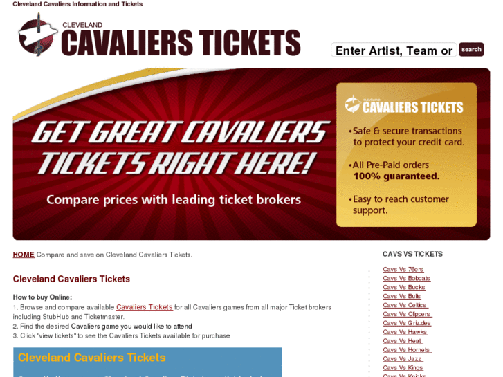 www.cavaliertickets.com