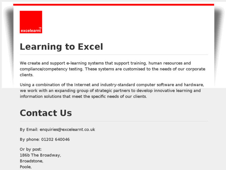 www.excelearnt.co.uk