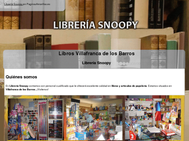 www.libreriasnoopy.com